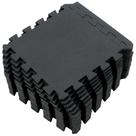 Tapete de brincar de espuma para bebês Yostrong 18 azulejos, preto entrelaçado