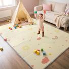 Tapete de brincar dobrável Mallify Extra Large reversível 180x150cm
