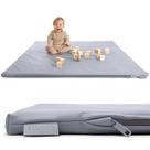 Tapete de Brincar Infantil ZICOTO - Vegano, Macio e Elegante (120x120cm)