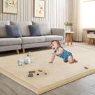 Tapete de Brincar para Bebê ILPEOD 200x300cm Espuma de Memória 3,5cm Bege Tapete de Brincar para Bebê ILPEOD 200x300cm Espuma de Memória 3,5cm Bege