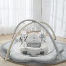 Tapete de brincar para bebês 3 em 1 Suihuooo com assento e brinquedos 100x100 cm