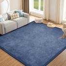 Tapete de brincar para bebês ILPEOD, espuma viscoelástica de 1,2 cm de espessura, azul antiderrapante
