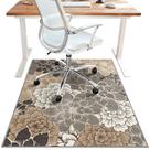 Tapete de cadeira BESBLEE 36x48in para piso de azulejo de madeira, cinza Tapete de cadeira BESBLEE 36x48in para piso de azulejo de madeira, cinza