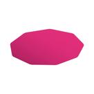 Tapete de cadeira Floortex FC121001009RC Policarbonato rosa 97x99 cm