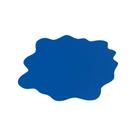 Tapete de cadeira Floortex Sploshmat 102x102 cm Azul caribenho