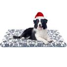 Tapete de cama Dog Crate Pad reversível VANKEAN para pequenos e grandes