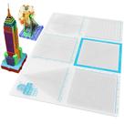 Tapete de caneta 3D 3Dmate Base transparente 45 x 30 cm de silicone