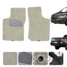 Tapete de Carro Para Montana 10 a 2016 Original Lanzi capacho Automotivo sem odor lindo Cor BEGE Tapete de Carro Para Montana 10 a 2016 Original Lanzi capacho Automotivo sem odor lindo Cor BEGE