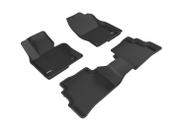 Tapete de chão 3D MaxPider Custom Fit Kagu Black Mazda CX-5