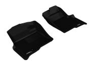 Tapete de chão 3D MaxPider Front Row para Ford F-150 Kagu Rubber