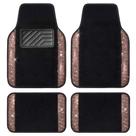 Tapete de chão de carro CAR PASS Bling Rhinestone Diamond Waterproof