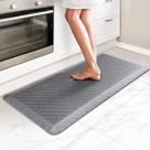 Tapete de chão HappyTrends Kitchen, antifadiga, 2 cm de espessura, cinza