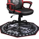 Tapete de chão para gaming SUBSONIC 100 x 100 cm antiderrapante preto