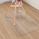 Tapete de chão ZPAI Clear Plastic Area Mat 90x150cm à prova d'água