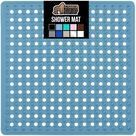 Tapete de chuveiro GORILLA GRIP Square 53x53cm, azul celeste, opaco Tapete de chuveiro GORILLA GRIP Square 53x53cm, azul celeste, opaco