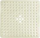 Tapete de chuveiro Yimobra Non Slip 53x53cm bege