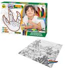Tapete De Colorir Dinossauro Com Canetinha Samba Toys