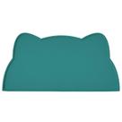 Tapete de comida para gatos TOKAYIFE de silicone impermeável antiderrapante verde