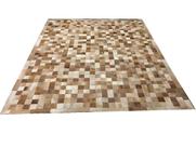 Tapete De Couro Bege 2,00x2,50 Com Bordas