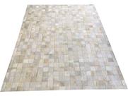 Tapete De Couro Bege Claro 1,50x2,00 Sem Bordas