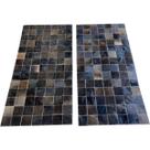 Tapete de couro beira cama marrom café par 0,50x1,00 s/b