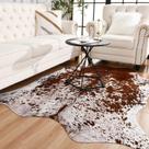Tapete de couro bovino sintético Easycozy Large Cow Print 140 x 160 cm