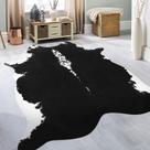 Tapete de couro de vaca BENRON Premium Black Crystal Velvet 160x190cm