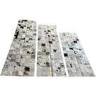Tapete de couro jogo preto salino 0,6x1,5 0,6x1,8 0,6x2,0 sb