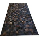 Tapete de couro marrom exótico 1,50x3,00 com borda peça 10 Tapete de couro marrom exótico 1,50x3,00 com borda peça 10