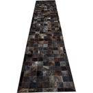 Tapete De Couro marrom exótico escuro 0,80x4,00 c/b pç 10x10