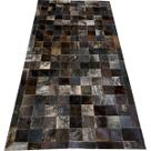Tapete de couro marrom exótico escuro 1,00x2,00 c/b pç 10x10