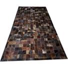 Tapete de couro marrom exótico escuro 1,50x3,00 c/b pç 10x10