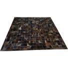 Tapete De Couro Marrom Exótico escuro 2,00x2,00 C/b pç 10x10