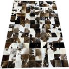Tapete de couro marrom malhado escuro 1,00x1,50 s/b peça 10