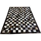 Tapete de couro marrom tabuleiro 1,50x2,00 com bordas pç 10 Tapete de couro marrom tabuleiro 1,50x2,00 com bordas pç 10