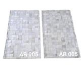 Tapete de Couro Natural Beira Cama Par 0,50 x 1,00 m