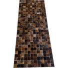 Tapete de couro passadeira marrom exótico 0,60x1,50 s/b PÇ 5