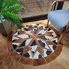 Tapete de Couro Redondo 1,20m - Mandala 01259