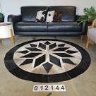 Tapete de Couro Redondo 1,60m - Mandala 012144 Tapete de Couro Redondo 1,60m - Mandala 012144