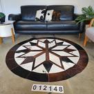 Tapete de Couro Redondo 1,60m - Mandala 012148 Tapete de Couro Redondo 1,60m - Mandala 012148