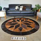 Tapete de Couro Redondo 1,60m - Mandala 012153 Tapete de Couro Redondo 1,60m - Mandala 012153