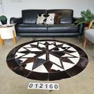 Tapete de Couro Redondo 1,60m - Mandala 012160 Tapete de Couro Redondo 1,60m - Mandala 012160