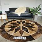 Tapete de Couro Redondo 2m - Mandala 012128 Tapete de Couro Redondo 2m - Mandala 012128