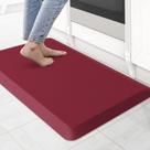 Tapete de cozinha KitchenClouds almofadado anti-fadiga vermelho 45x70cm