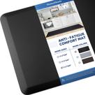 Tapete de Cozinha KitchenClouds Anti Fadiga 44x152cm Preto Tapete de Cozinha KitchenClouds Anti Fadiga 44x152cm Preto