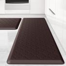 Tapete de cozinha SoftDuo almofadigado antifadiga 2 unidades Chocolate