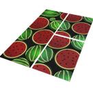 Tapete de Cozinha Watermelon 120x40 + 2 Capachos 60x40