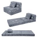 Tapete de dormir MemoreCool Glow Star Pattern dobrável em três partes 160x66x13cm