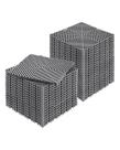 Tapete de drenagem VEVOR Interlocking 30x30cm Cinza Antiderrapante PP x40 Tapete de drenagem VEVOR Interlocking 30x30cm Cinza Antiderrapante PP x40