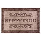 Tapete de Entrada Eco Nature BemVindo Marrom 70 40x60cm Sisal Antiderrapante J Serrano Tapete de Entrada Eco Nature BemVindo Marrom 70 40x60cm Sisal Antiderrapante J Serrano